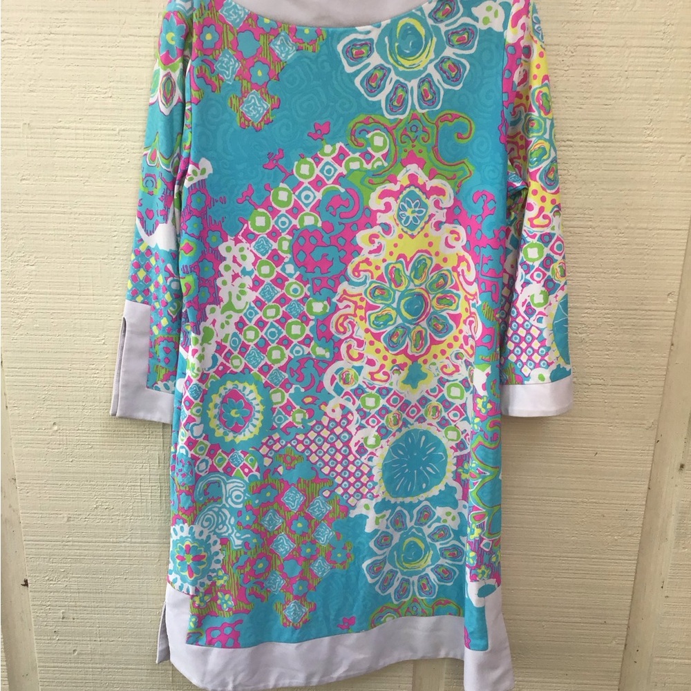 Jude Connally Multicolor Abstract Tunic large - Picture 3 of 3